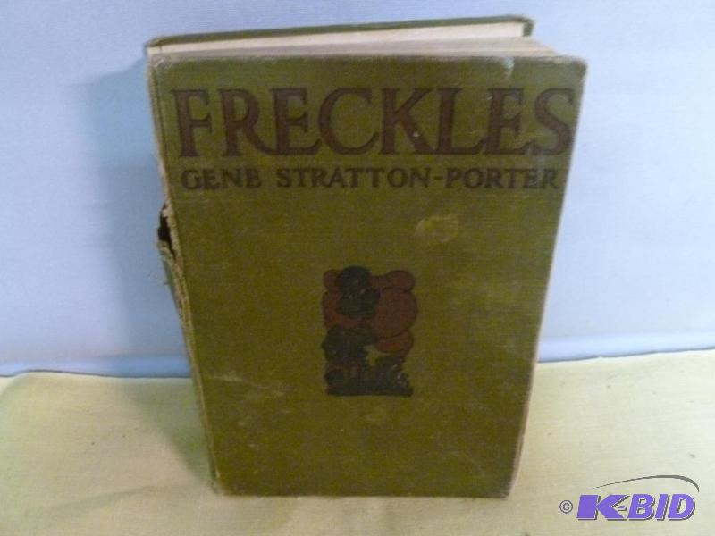 lot 176 image: Antique Book - Freckles - 1904, piece of...
