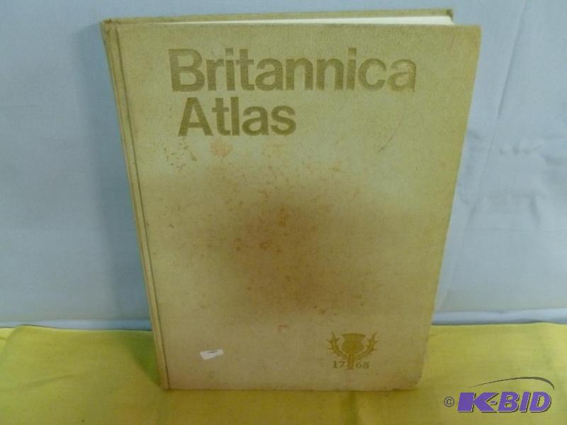 lot 180 image: Large Britannica Atlas - 1969....