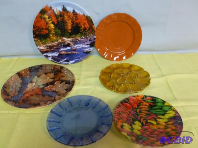 lot 188 image: Large lot of serving platters that includes&n...