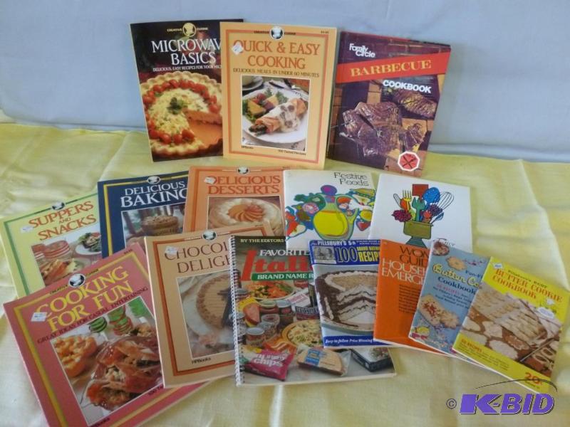 lot 216 image: Large lot of good cookbooks that includes six...