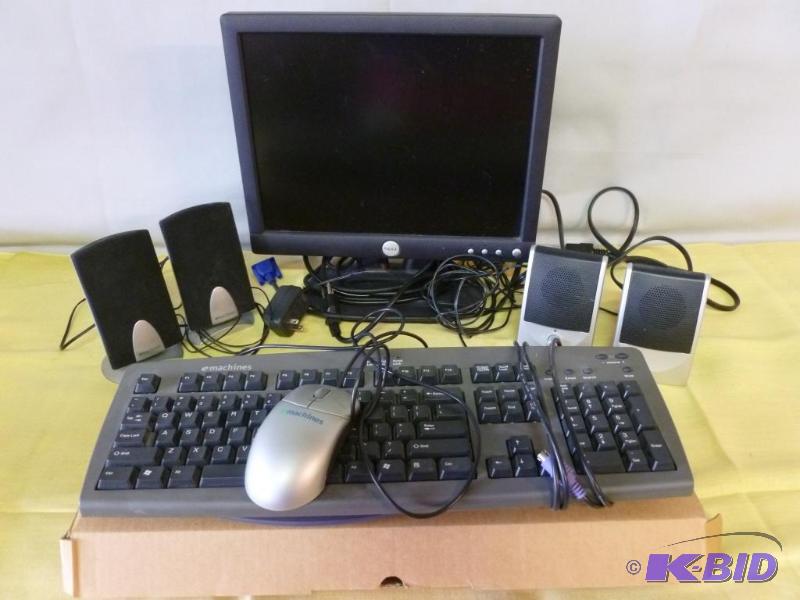 lot 220 image: Lot of computer items that includes a Dell 14...