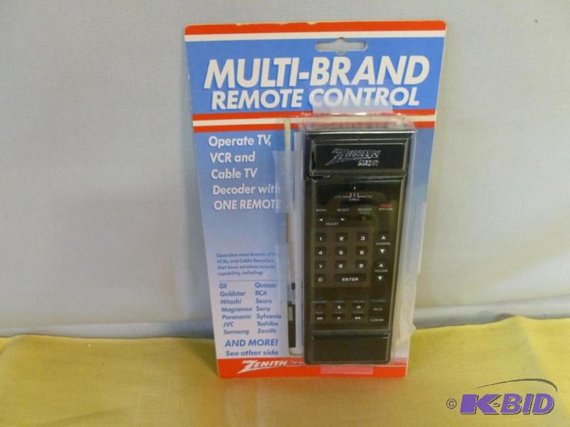 lot 250 image: Zenith multi-brand remote control, new in the...