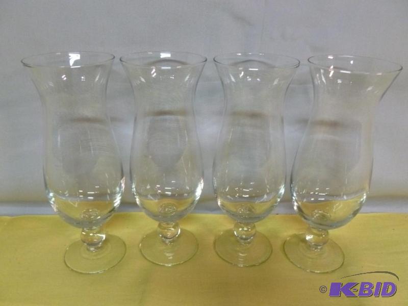 lot 96 image: Lot of four large matching daiquiri glasses t...