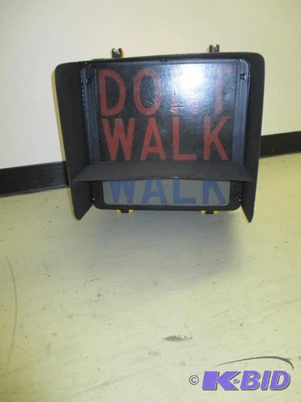 lot 12 image: Walk & Dont walk Sign