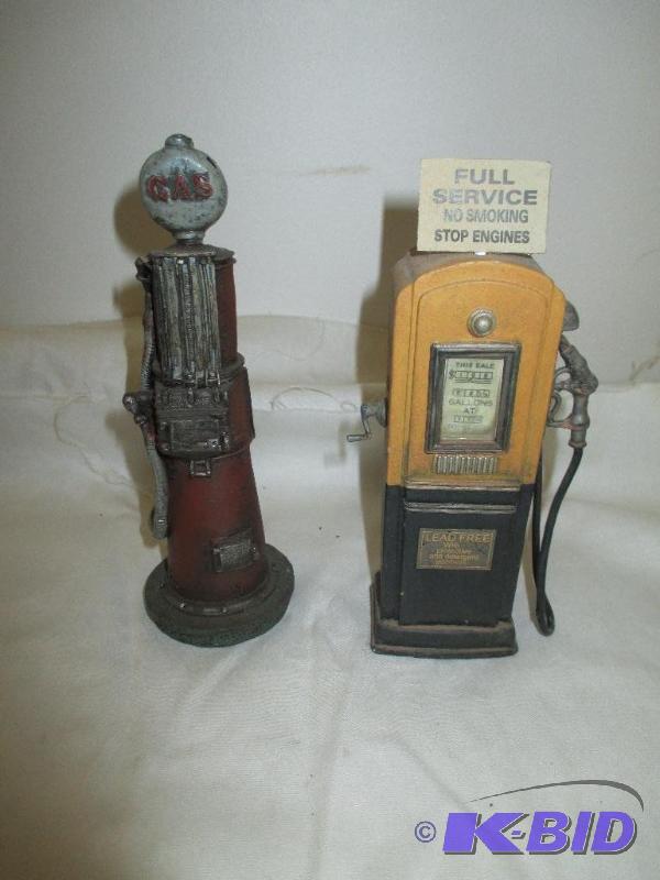 lot 25 image: 2 Ceramic gas pumps