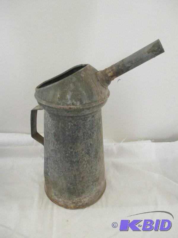 lot 27 image: Tin oil or liquid can