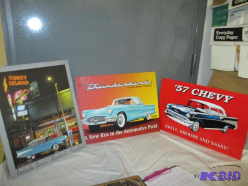 lot 65 image: 3 Tin Signs