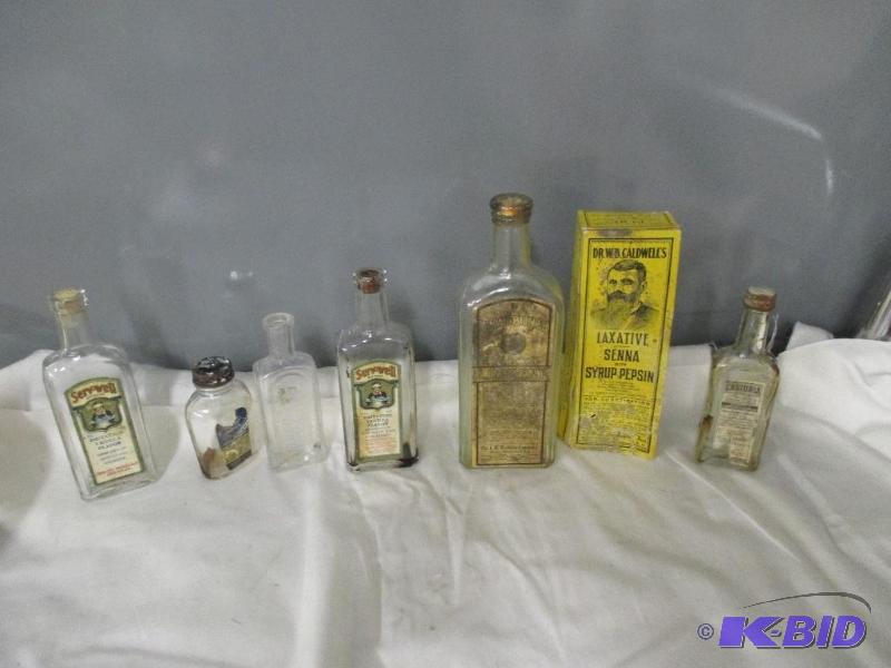 lot 76 image: Medicine Bottles