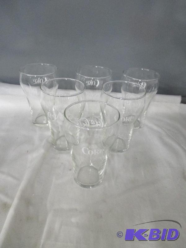 lot 82 image: Coca Cola Glasses