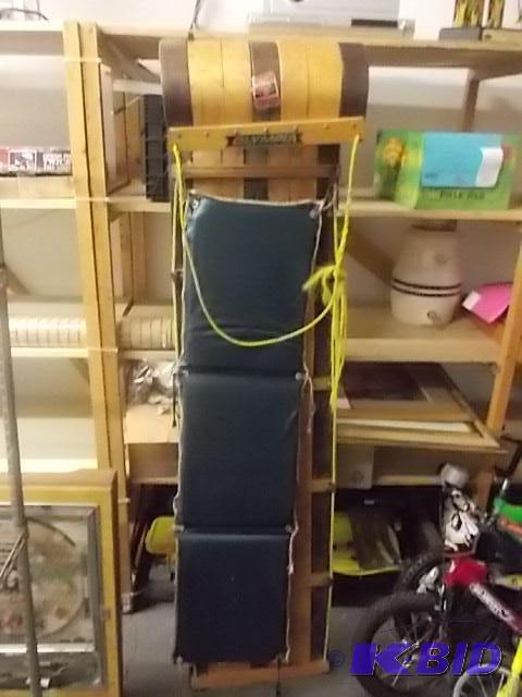 Wood Olympia 6 foot Toboggan (some damage)...