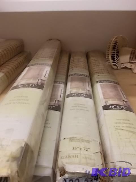 5-Bamboo Roman Shades&nbsp35x72...