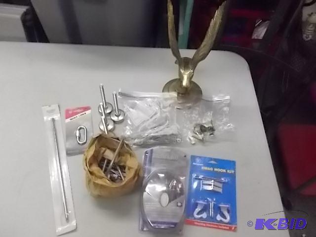 Box Lot Of Assorted Hardware...