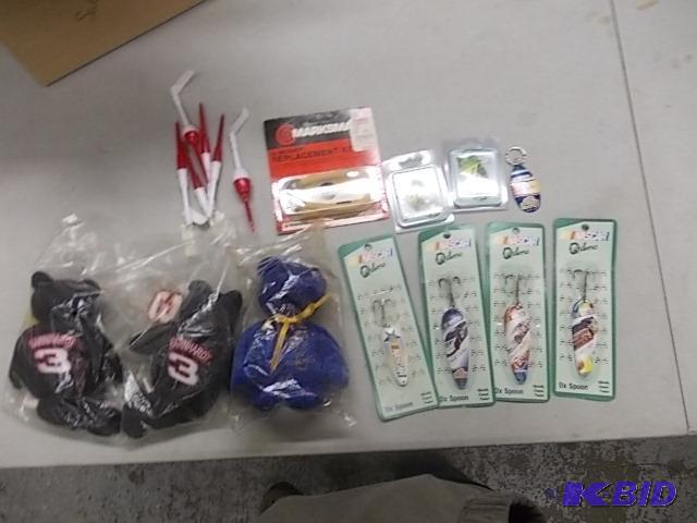 NASCAR Beanie Babies, Fishing Lures, Misc...