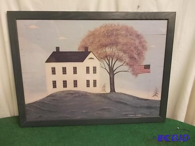Folk Art Print 31 x 23...