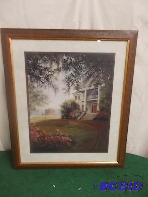 Southern Mansion Print 23 x 27...