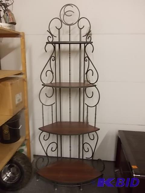 4-Tier Corner Shelf Unit 85&quot Tall...