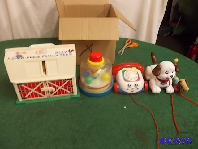 Vintage Fisher-Price Farm &amp Other Toys...