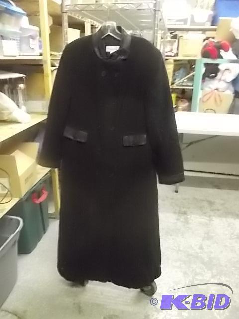 Calvin Klein Size 12 Wool Coat...