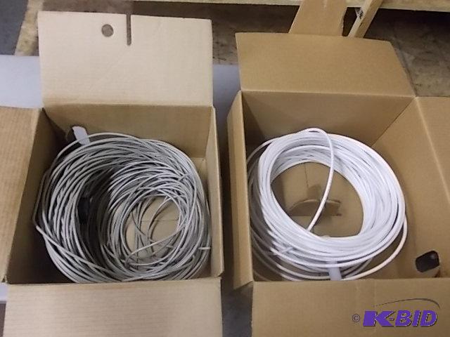 2-Partial Boxes Of Coaxial &amp Other Wire...