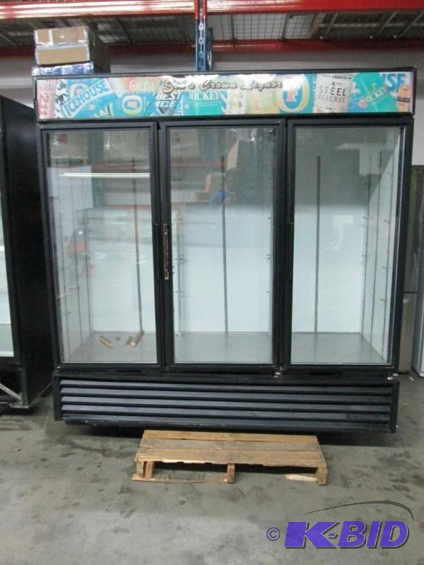 3-Door Glass Beer Cooler