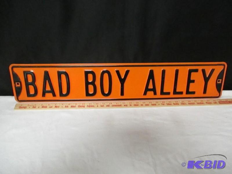 Bad Boy Alley Street Sign