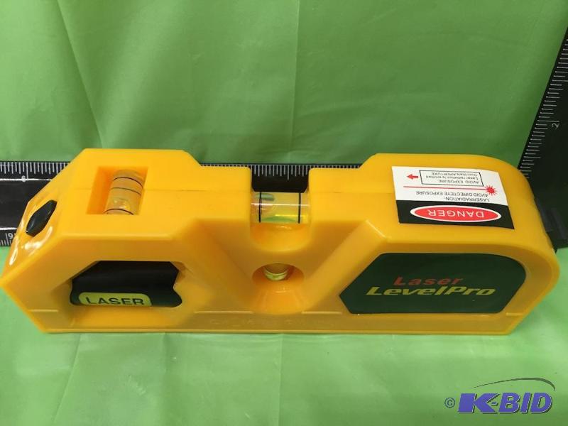 lot 36 image: Laser Level Pro w Tape Measure
