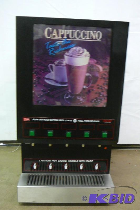 Cappuccino machine 5 flavor fast flow technol...