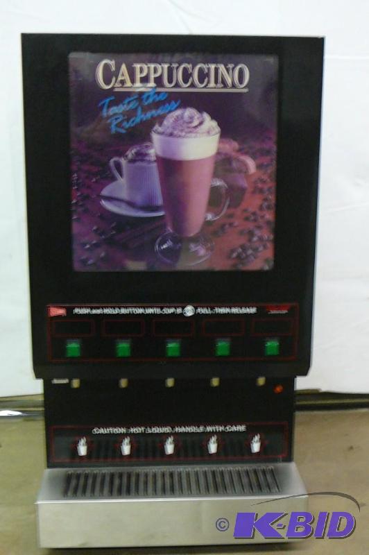 Cappuccino machine 5 flavor fast flow technol...