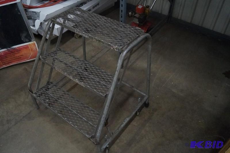 wheeled step ladder
