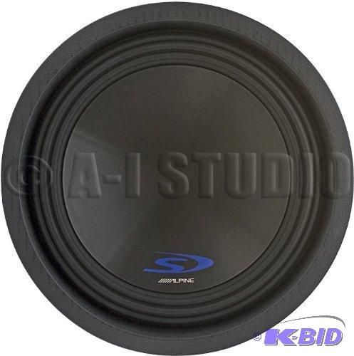lot 102 image: Alpine SWS10D4  SWS-10D4  SWS-10D4 Type-S 10 Car Subwoofer