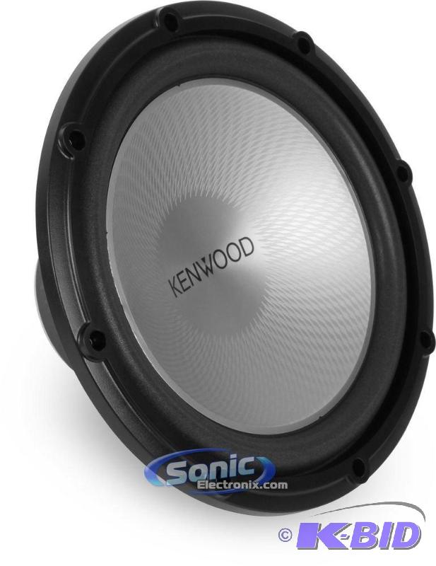 lot 104 image: Kenwood KFC-W12PS - 12 1000W Single 4 Ohm Performance Series Car Subwoofer EACH