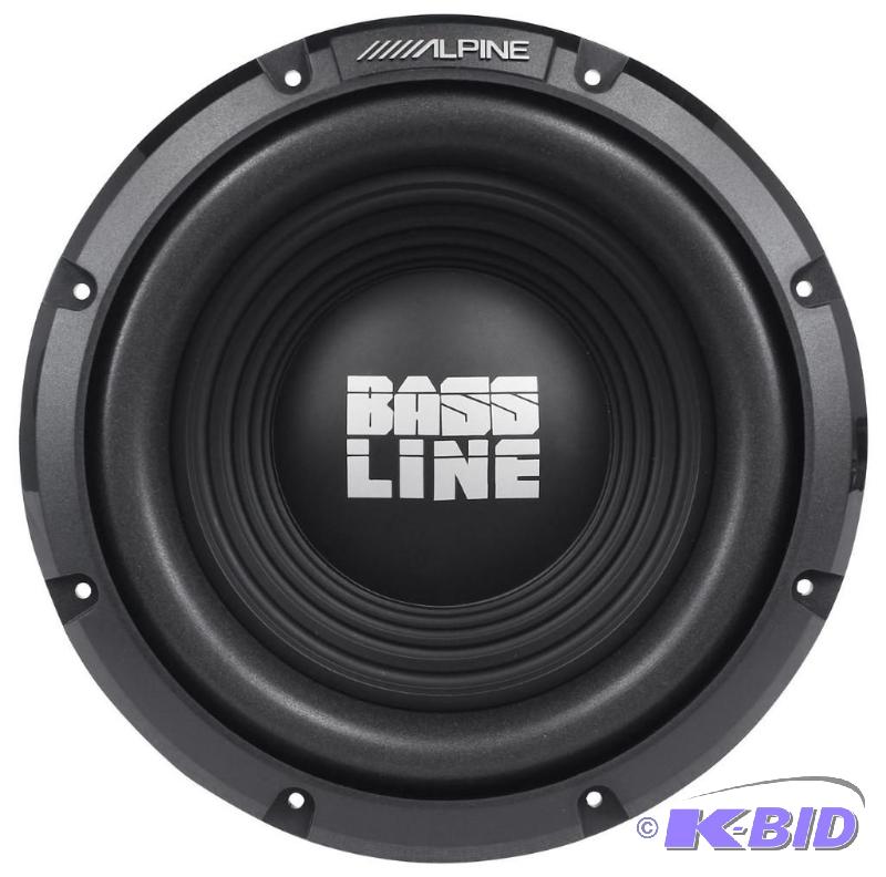 lot 118 image: Alpine SWA-10S4 10 750 Watts Peak  250 Watts RMS 4-Ohm Bass Line Series Car Subwoofer