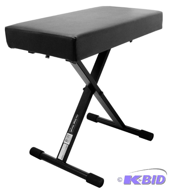 lot 23 image: On Stage KT7800 Plus Padded Keyboard Bench
