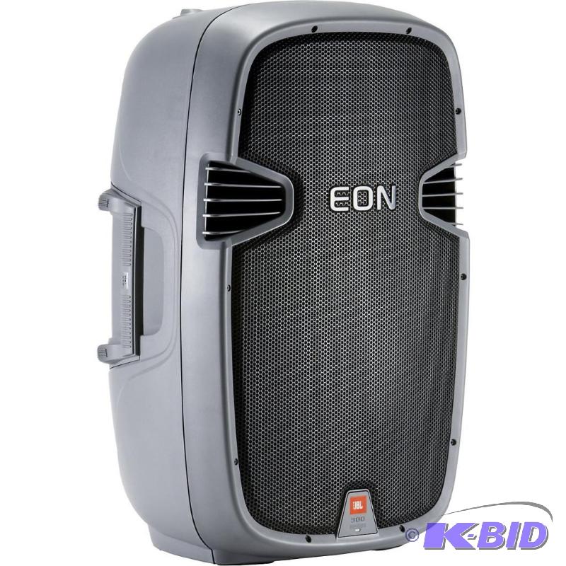 lot 43 image: 1-JBL EON 315 Self-Powered Two-Way 15-inch 280-Watt Lightweight Speaker with EQ