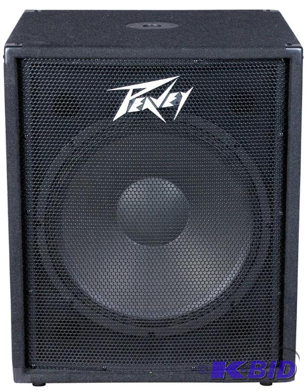 lot 54 image: Peavey PV118D Powered 18 Subwoofer Enclosure
