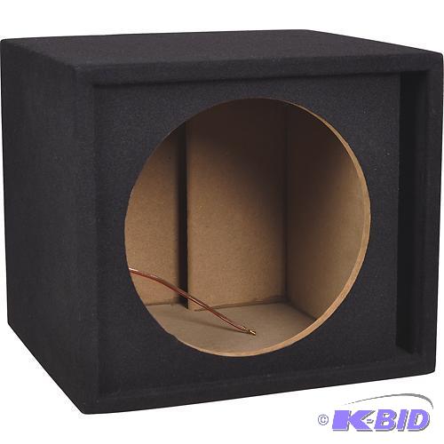 lot 78 image: Metra - 12 Single Ported Subwoofer Enclosure - Charcoal