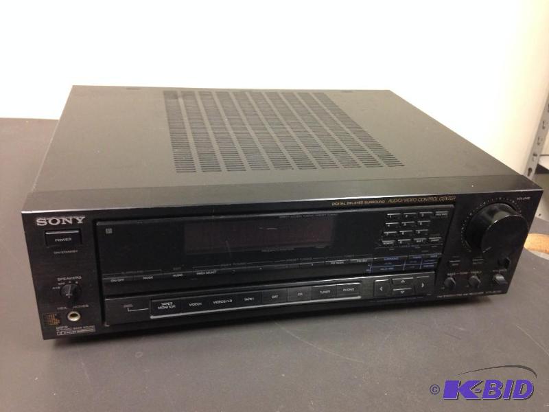 lot 14 image: Sony AM-FM Stereo Digital Delayed Surround A...