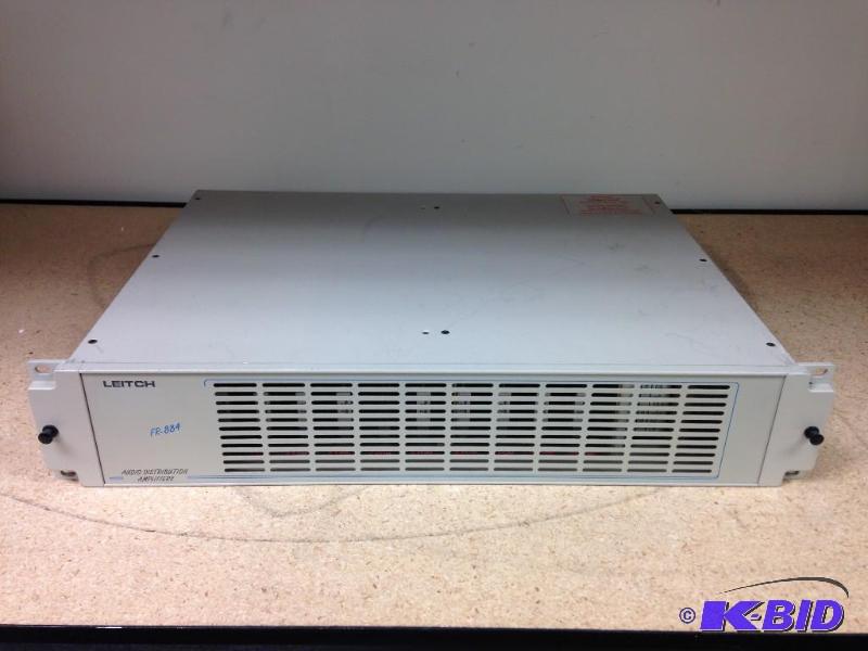 lot 24 image: Leitch FR-884 Audio Distribution Amplifiers ...