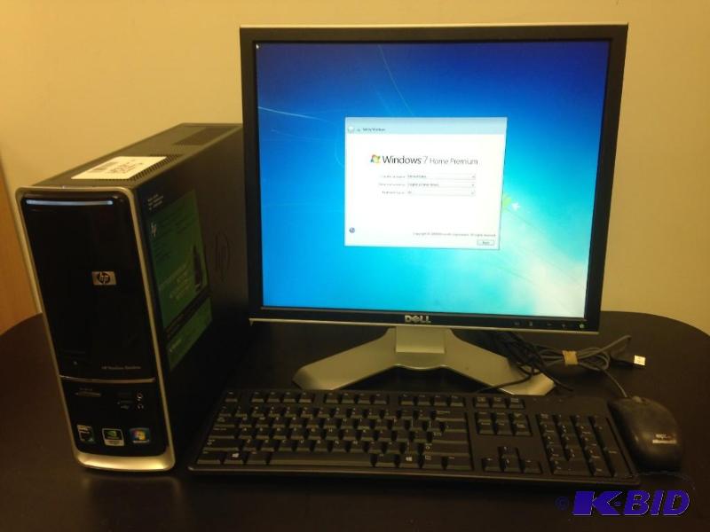 lot 4 image: Runs Windows 7 Home Premium Athlon x2  2.8G...