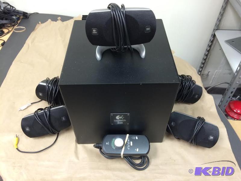 lot 6 image: Logitech z506 Surround Sound Speakers Tested...