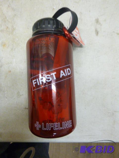 lot 14 image: Lifeline First Aid In a Bottle Kit...