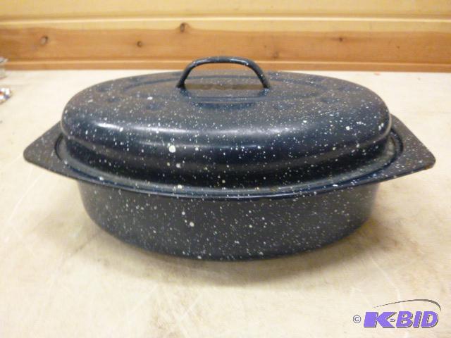 lot 147 image: Small Enamel Roaster...