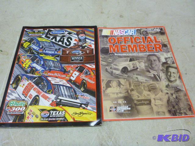 lot 169 image: Two NASCAR Booklets...