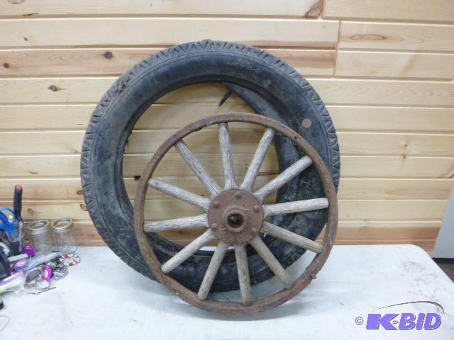 lot 176 image: Model T Tire and Rim...