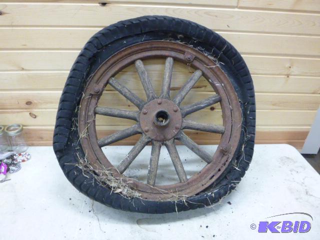 lot 178 image: Model T Tire and Rim...