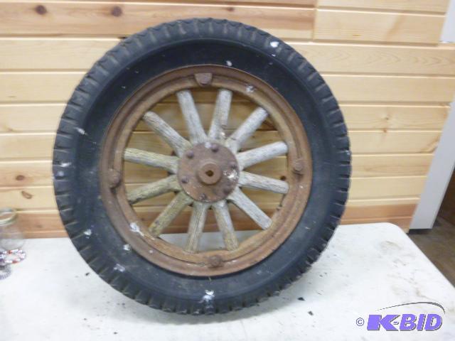 lot 179 image: Model T Tire and Rim...