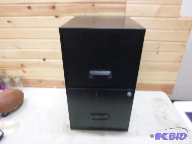 lot 196 image: 2 Drawer File Cabinet...