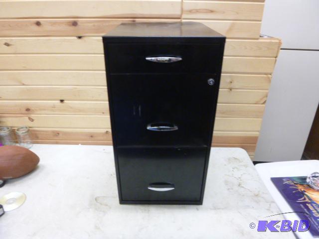 lot 198 image: 3 Drawer File Cabinet...