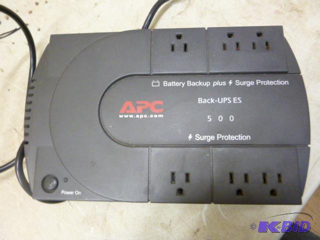 lot 34 image: APC Battery Back-Up Plus Surge Protector...