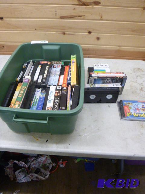 lot 37 image: Lot of VHS and DVD Miscellaneous Movies...